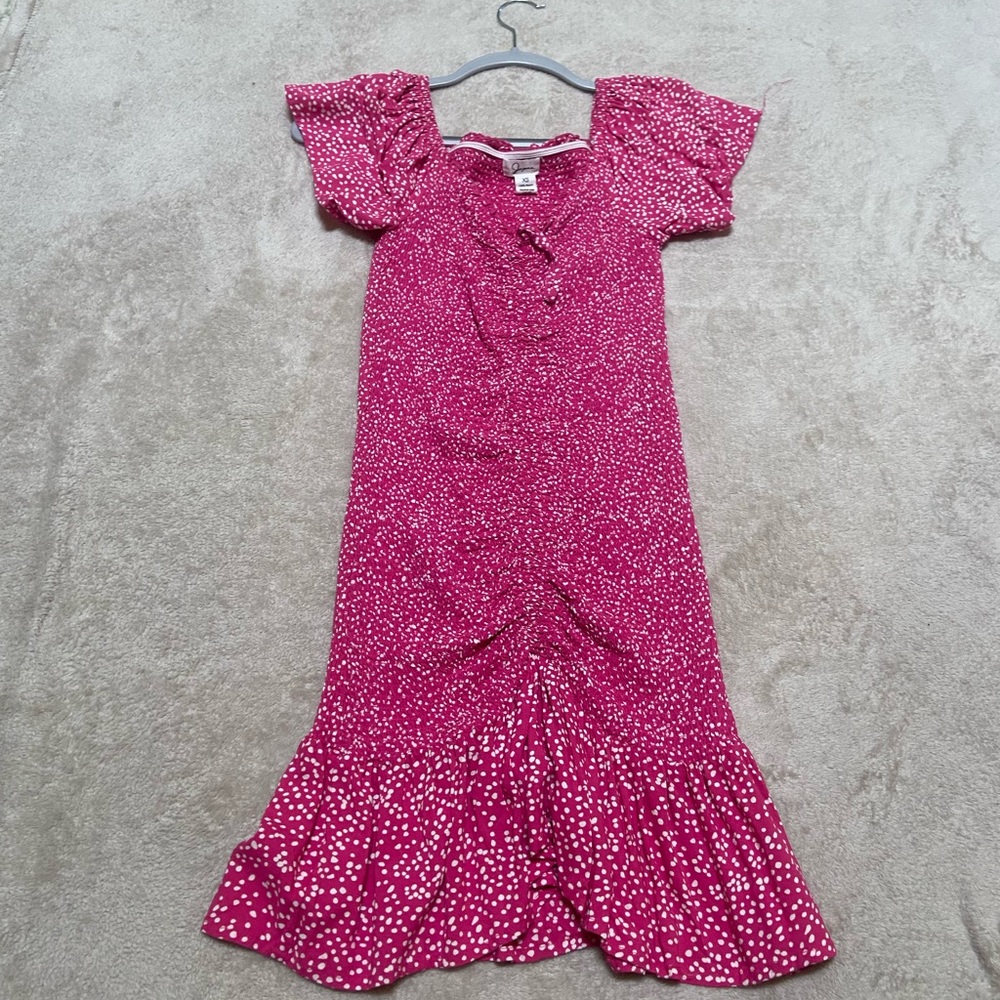 Pink Polka Dot Dress